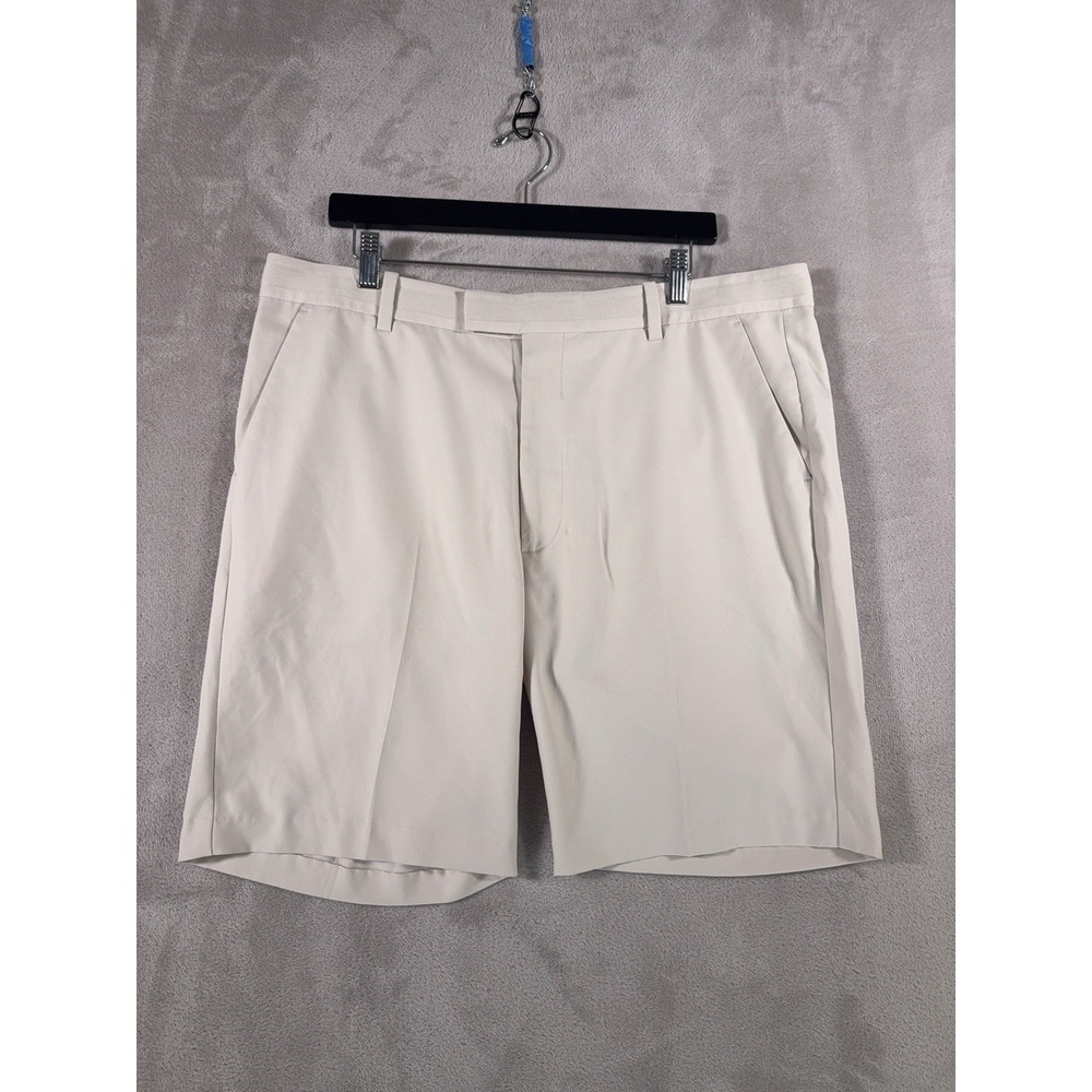 G/FORE Golf‎ Shorts Mens 38 Beige Performance Stretch Flat Front Casual Lounge